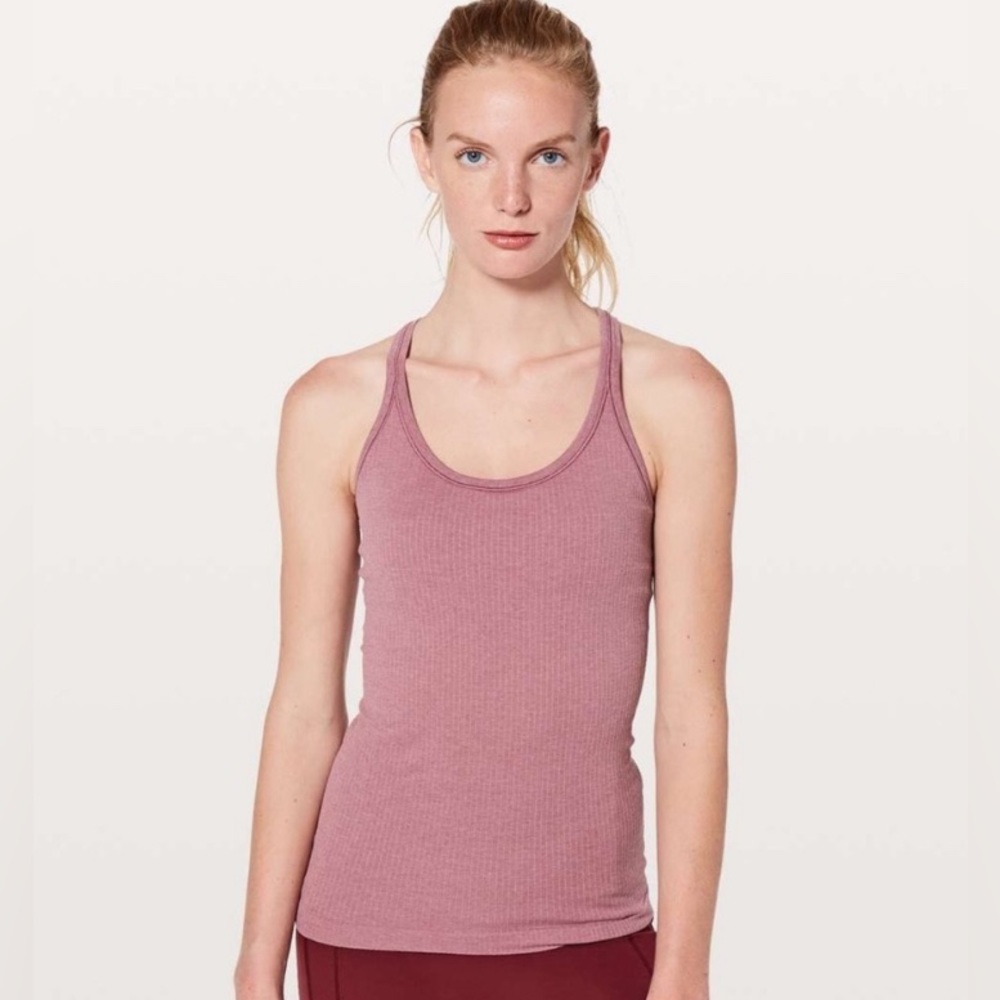 LULULEMON size 4 dusty rose Ebb to Street Tank